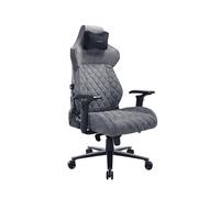 Corsair TC500 LUXE Sedia Gaming - Tessuto Traspirante di Alta Qualità - Ampia Seduta - Braccioli Regolabili in Cinque Direzioni - Supporto Lombare Regolabile - Inclinazione di 90-160 Gradi - Grigio