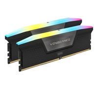CORSAIR VENGEANCE RGB DDR5 RAM 32GB (2x16GB) 6200MHz CL36 Intel XMP Compatibile iCUE Memoria per Computer - Nero (CMH32GX5M2E6200C36)