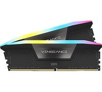 CORSAIR VENGEANCE RGB DDR5 48GB (2 x 24GB) Fino a 5200MHz INTEL RAM | Memoria Per Computer Desktop, Compatibile con Intel XMP 3.0, CL38, Nero, CMH48GX5M2B5200C38