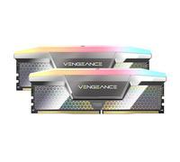 CORSAIR VENGEANCE RGB DDR5 CUDIMM 48GB (2x24GB) 8400MHz CL40-52-52-135 1.4V Intel XMP Memoria per Computer Desktop - Argento (CMHC48GX5M2X8400C40)