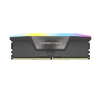 CORSAIR VENGEANCE RGB DDR5 RAM 16GB (1x16GB) 5200MHz CL40-40-40-77 1.25V AMD EXPO Intel XMP 3.0 Memoria per Computer Desktop - Grigio (CMH16GX5M1B5200Z40)