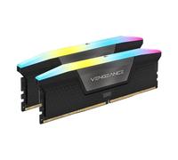 CORSAIR VENGEANCE RGB DDR5 RAM 32GB (2x16GB) 5200MHz CL36 Intel XMP - Nero