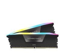 CORSAIR VENGEANCE RGB DDR5 RAM 32GB (2x16GB) 7000MHz CL34 Intel XMP Compatibile iCUE Memoria per Computer - Nero (CMH32GX5M2X7000C34)