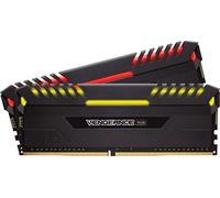 Corsair Vengeance RGB Kit di Memoria Illuminato RGB LED Entusiasta 16 GB (2x8 GB), DDR4 3200 MHz, C16 XMP 2.0, Nero
