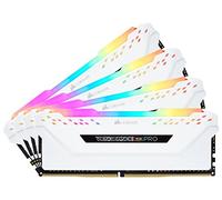 Corsair Vengeance RGB PRO 32 GB (4x8 GB) DDR4 3200MHz C16 XMP 2.0 Kit di Memoria Illuminato RGB LED Entusiasta, Bianca