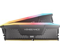 CORSAIR VENGEANCE RGB RS DDR5 RAM 32GB (2x16GB) 6000 MHz CL36-44-44-96 1.35V AMD EXPO e Intel XMP 3.0 Memoria Per Computer Desktop - Grigio (CMG32GX5M2E6000Z36)