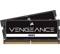 CORSAIR VENGEANCE SODIMM DDR5 RAM 16GB (2x8GB) 4800MHz CL40-40-40-77 1.10V Intel XMP 3.0 Memoria per Laptop - Nero (CMSX16GX5M2A4800C40)