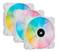 CORSAIR Ventola PWM iCUE SP120 RGB ELITE Performance da 120 mm - Confezione tripla con Lighting Node CORE