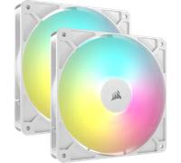 CORSAIR Ventole RS140 ARGB PWM da 140 mm - Confezione da due - Bianco