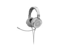 CORSAIR VIRTUOSO PRO Cuffie da Ggioco Aperte con Cavo - Microfono Unidirezionale Staccabile - 50mm Graphene Drivers - 20Hz-40 kHz Risposta Alla Frequenza - Bianco