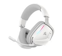Corsair VOID v2 Cuffie da Gioco Wireless con Bluetooth per PC, PS5, PS4, Switch e Dispositivi Mobili - Dolby Atmos, Batteria da 70 Ore, Dual Wireless, Ricarica Rapida - Bianco