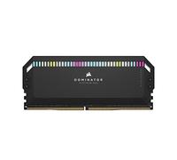 Corsari Memoria desktop Dominator Platinum RGB DDR5 da 32 GB (2x16 GB) 5600 MHz C36 (regolazione della tensione integrata, raffreddamento DHX brevettato, 12 LED RGB, compatibile con Intel) Sable