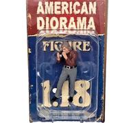 Corse Fotografo Uomo Resina Modello Figura Display 1/18 American Diorama 76284