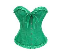 Corset da donna, Corsetto e bustiers, Corset da donna, viola, Rapunzel, corsetto con lacci, per Halloween, feste, costume Cenerentola, principessa, corsetto per carnevale, verde, XS