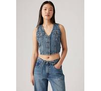 Corsetto Bella in denim Blu / Low Fi Prep Vest Trnsitnl levi > clothing > women