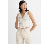 Corsetto Bella in denim Cream / Maybe Blue Trucker levi > collections > summer > edit