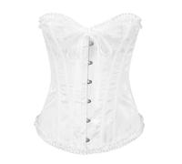 Corsetto da donna per costume di Halloween, Bianco2., S