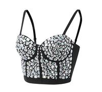 Corsetto da Donna Top Bustier Corsetto Top Corsetto Aderente Canotta Canotta Reggicalze Solid Short Fashion58