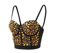 Corsetto da Donna Top Bustier Corsetto Top Corsetto Aderente Canotta Canotta Reggicalze Solid Short Fashion58