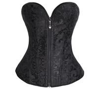 Corsetto donna controllo pancia con elegante motivo pizzo e design push up