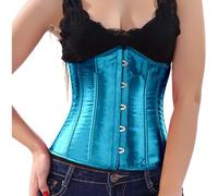 Corsetto Donna Stile Chiusura Gancio Design Unico per Celebrazioni Perfetto con Jeans Effetto Affinante Immediato Guaina Pancia Piatto, BU2, XX-Large