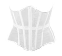 Corsetto Donna Taglie Forti - Corsetto in Pizzo Femminile Casual Satin Floreale Donna Stringivita Modellante Pizzo Vita Push Up Body Corsets Stringivita Modellante Halloween Festa Corsetti Donna