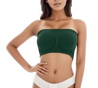 Corsetto Intimo Senza Spalline Imbottito Nera Aperti Coppa Offerta Operatorio Multiposizione Integrato 1a Cadono Donne Maglie Lo Proiettile Chiaro Reggistomaco Maculato Junio Svuotato