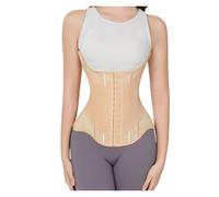 Corsetto modellante for la vita a forma di U, modellante for le donne, modellante for il seno sollevato, modellante for la vita in osso d'acciaio, dimagrante e traspirante(Beige,XXS)
