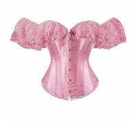 Corsetto Nero Donna Elegante Nero Curvy Corsetti intimo Medievale Slim Corpetto top Stringivita Sexy Bustino corsetto Con Spalline Curvy Pirata Bustier Top Shapewear Gotico Carnevale Vampiro Halloween