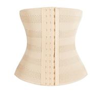 Corsetto traspirante per la vita e la pancia, per lo sport, body da donna, Marrone, M