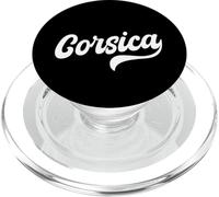 Corsica Francia Vintage Script Travel Design PopSockets PopGrip per MagSafe