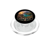 Corsica Splendida bellezza dell'isola del Mediterraneo PopSockets PopGrip per MagSafe