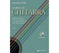 Corso di chitarra. Musiche ed esercizi di tecnica strumentale per i primi anni di studio della chitarra classica. Con file audio per il download. Vol. 1