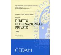 Corso di diritto internazionale privato