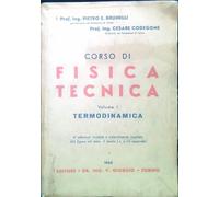 Corso di fisica tecnica vol I [Paperback] Brunelli - Codegone