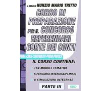 Corso di preparazione per il concorso referendari Corte dei conti - Parte III