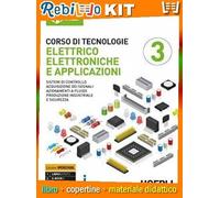 CORSO DI TECNOLOGIE ELETTRICO-ELETTRONICHE E APPLICAZIONI 3 (9788820383541) - Libro Scolastico + Kit Scuola con Copertine Rebillo