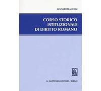 Corso storico istituzionale di diritto romano