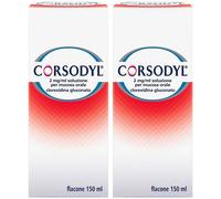 CORSODYL 2 mg/ml soluzione per mucosa orale 2x150 ml Collutorio