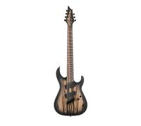 Cort KX507MS-NBB KX Series 7-String Multi-Scale Solid Body Chitarra Elettrica, Pale Moon Ebony