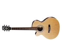 Cort SFX-ME - Chitarra elettroacustica per mancini, naturale pori aperti