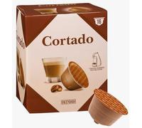 Cortado Caffè in Capsule, Compatibile con Nespresso, 16 Capsule, Preparato a Base di Latte in Polvere, pack 2