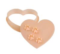 Cortador De Galletas, Molde De Fondant Huella De Mascota, Cortador De Galletas En Forma De Corazón, Para Navidad, Restaurante, Dormitorio, Apartamento, Cocina, Hombres, Mujeres, Principiantes