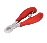 Cortador de recorte de agarre ergonómico de acero inoxidable preciso con cubierta protectora, corta de clavos de cutícula, herramienta de recorte de precisión para manicura y