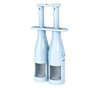 Cortador de Uvas - Prensa de Doble Barril para Frutas y Verduras | Cuchillas de Acero Inoxidable 304, Doble Tubo de Doble Velocidad, Mango Ergonómico Apto para Lavavajillas, para Uvas, Tomates