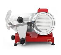 Msx254 Affettatrice Professionale, design Intage, Lama Made In Italy 25cm, Motore Asincrono, 282 Rpm, 240w, Rosso