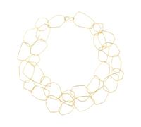 Cortana, ,Accessories ,Donna ,Giallo ,ONE SIZE Irregular Interlinked Hoop Necklace