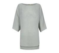Cortana - Arena- top in ramie blu cielo - - Blouses & Shirts - Donna - Blu - M