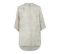 Cortana, ,Blouses & Shirts ,Donna ,Beige ,L Salome, camicia in seta grigio cenere