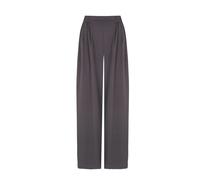 Cortana - Kaz- pantaloni di seta grigio piombo - - Trousers - Donna - Grigio - M